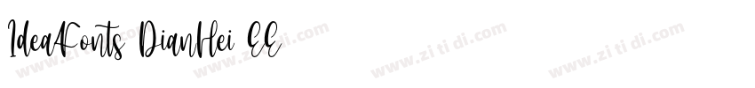 IdeaFonts DianHei EE字体转换